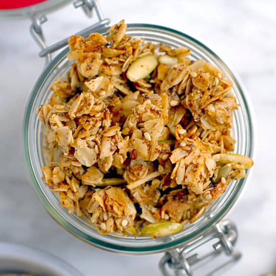 Five-Seed and Coconut Granola