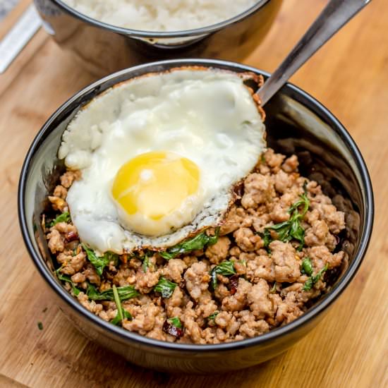 Thai Basil Minced Pork