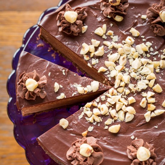 Chocolate Hazelnut Mousse Cake