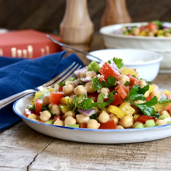 Chopped Chickpea Salad