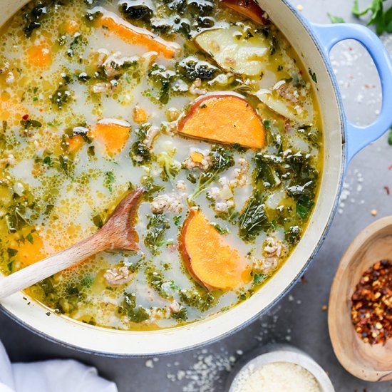 Sausage, Kale, and Potato Soup