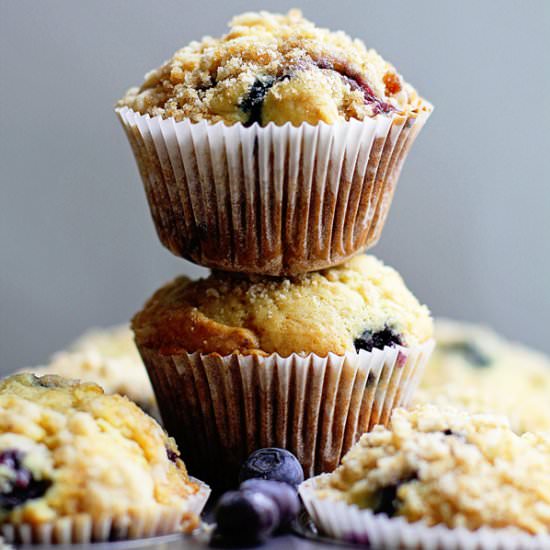 Blueberry Streusel Muffins