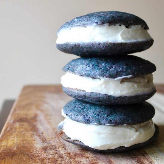 Wild Blueberry Whoopie Pies