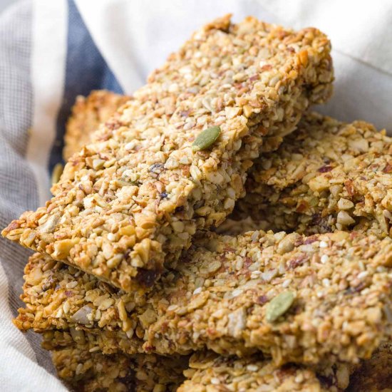 Baked Paleo Energy Bars