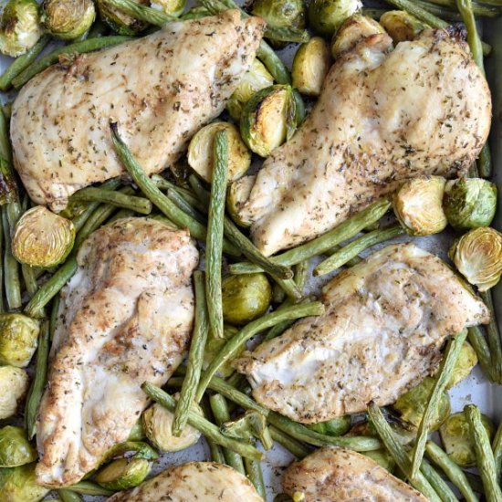 Sheet Pan Balsamic Chicken