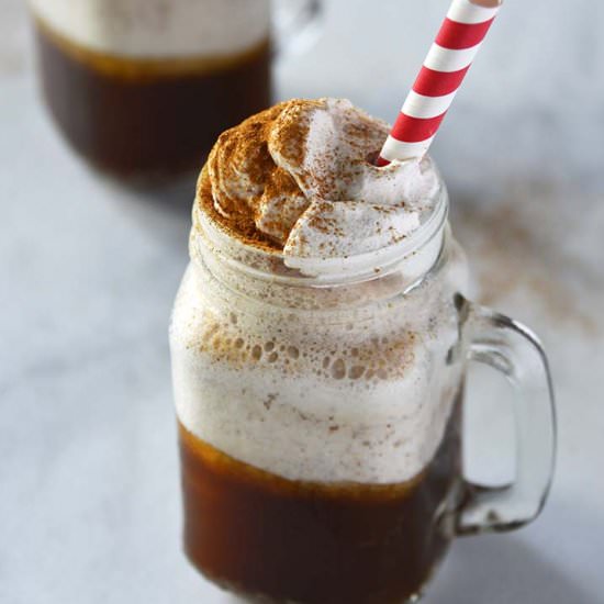 Blended Iced Cinnamon Lattes