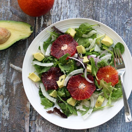 Avocado & Blood Orange Salad