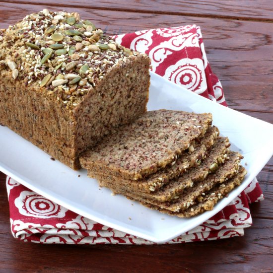 Low Carb High Protein Nut Bread