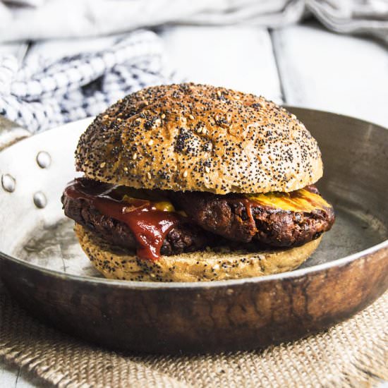 Vegan Spiced Lentil Burgers