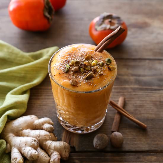 Chai Spiced Persimmon Smoothie