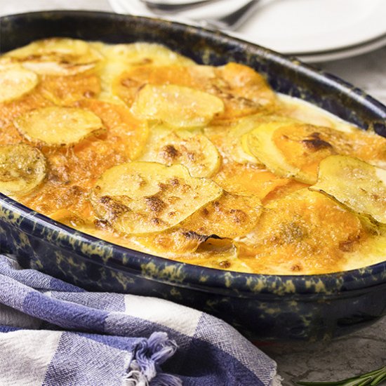 Butternut Squash Potato Gratin