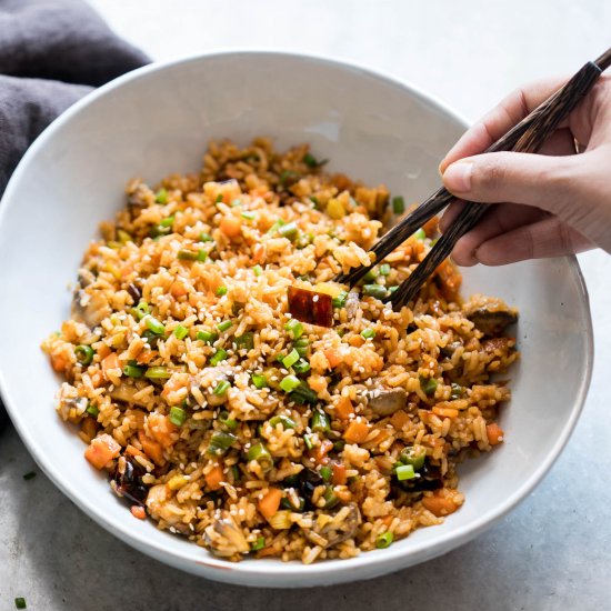 20 minute Sichuan Fried Rice