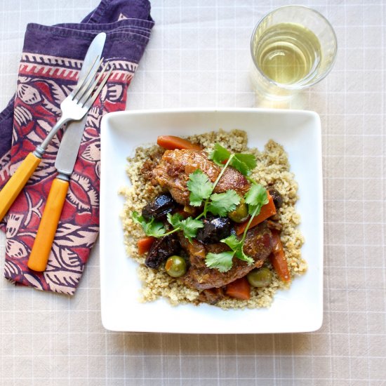 Moroccan Chicken with Prunes