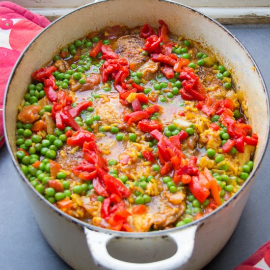 Arroz Con Pollo: Chicken Casserole