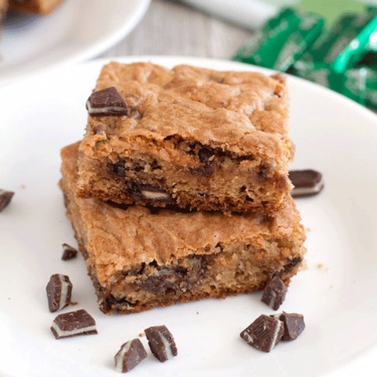 Soft Batch Andes Mint Cookie Bars