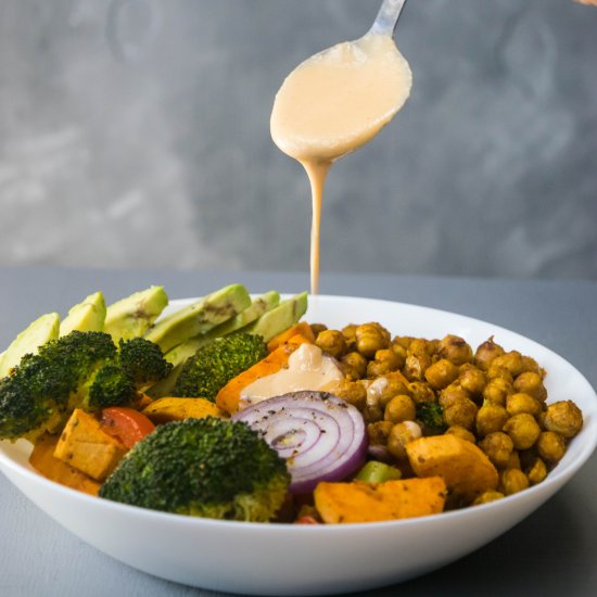 Veggie Chickpeas Buddha Bowl