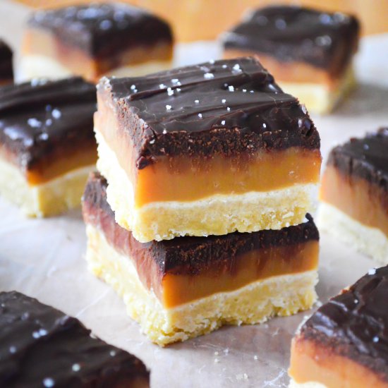 Chocolate Caramel Shortbread