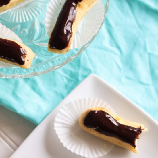 Sugar Free Chocolate Eclairs