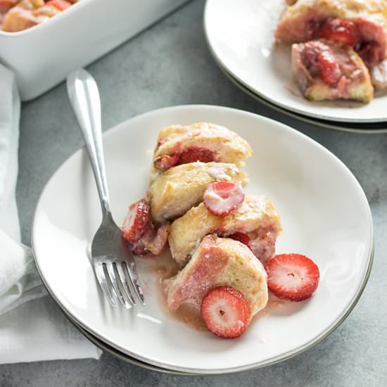 Overnight Lemon Berry French Toast