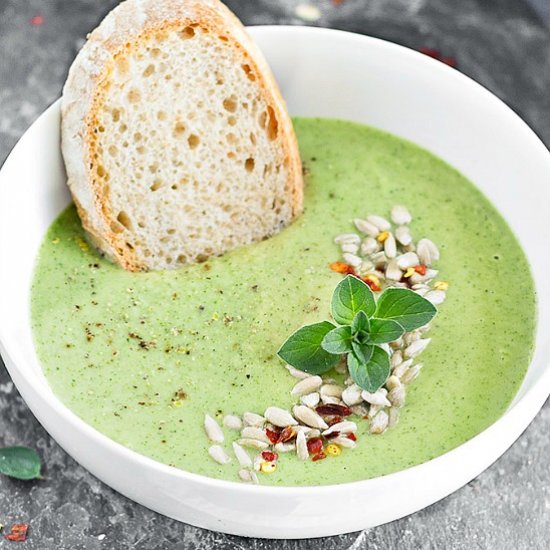 Broccoli White Bean Soup