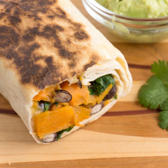 Sweet Potato & Black Bean Burritos