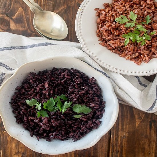 Black and Red Rice