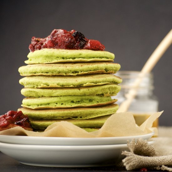 St. Patty’s Day Green Pancakes