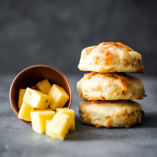 Pepper Jack Biscuits+Honey Butter