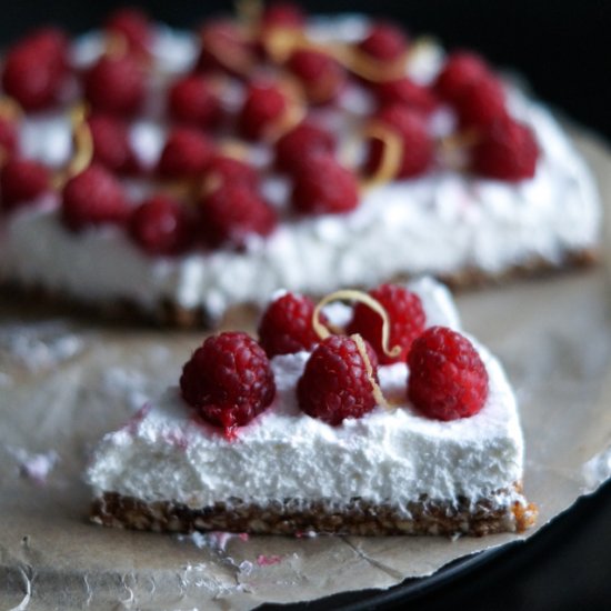 Vegan Lemon Mousse Cake