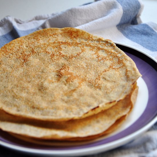 Healthy Spelt Crepes