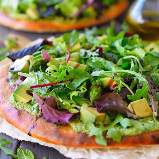 Vegan Green Pizza