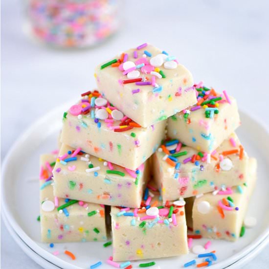 Gluten Free Cake Batter Fudge