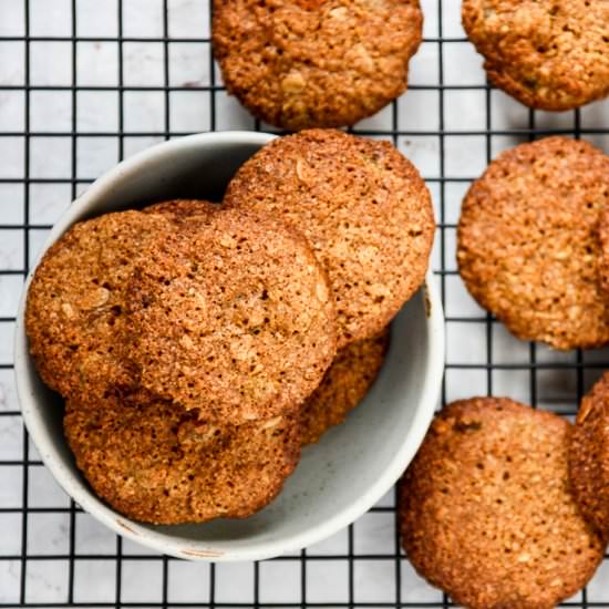 Whole Wheat Oatmeal Raisin Cookies