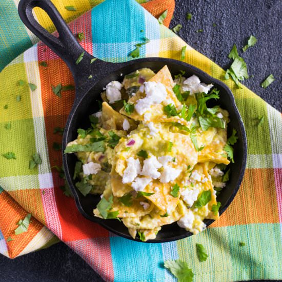 Easy Chilaquiles Verde