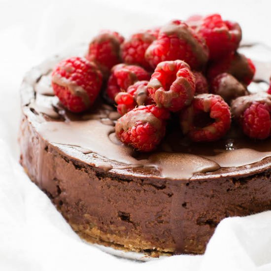 Low-Fat Vegan Chocolate Mousse Cake