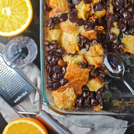 Chocolate Orange Bread Pudding