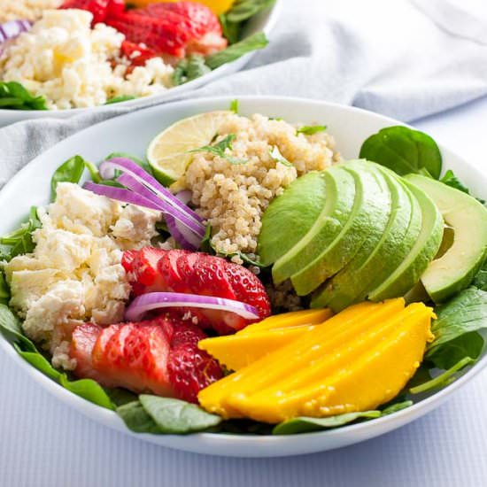 Quinoa Bowl with Spinach and Feta