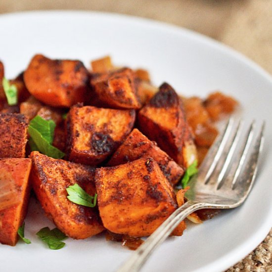 Chili Lime Sweet Potatoes