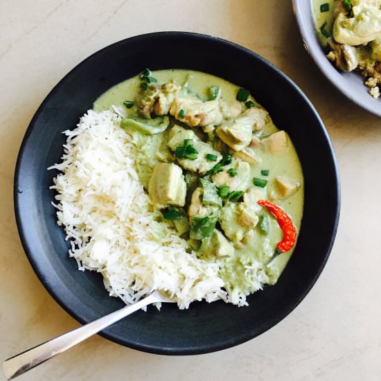 Thai green curry