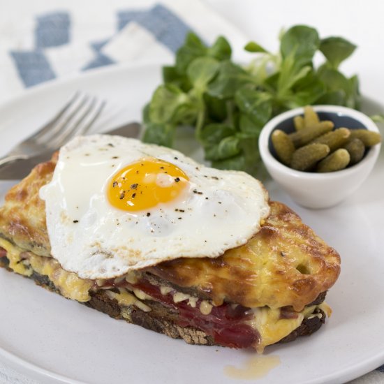 Croque-Madame for one