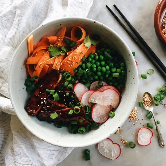 Korean BBQ Tofu Bowls