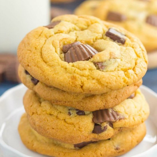 Chocolate Peanut Butter Cup Cookies