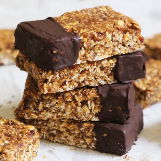 Almond Butter Oat Bars