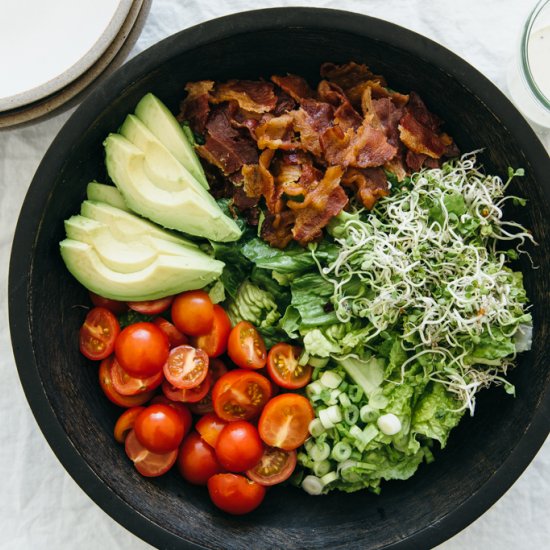 BLT Salad with Avocado