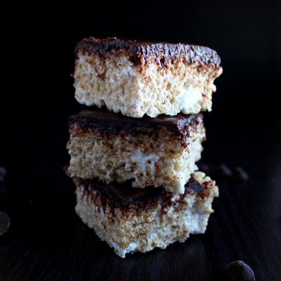 Rice Krispie Treats with Chocolate