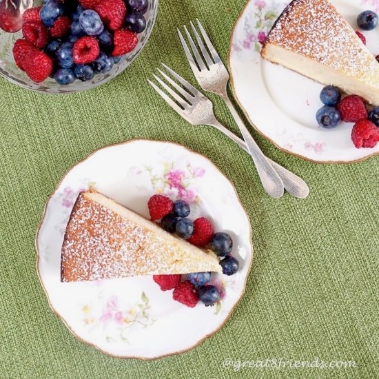 Baked Italian Ricotta Cake