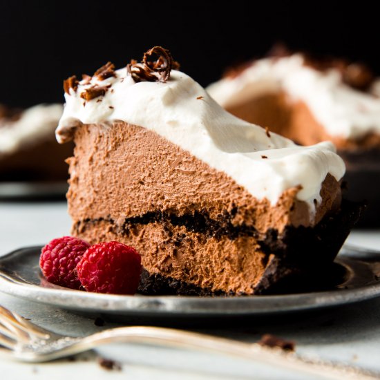 Sky High Chocolate Mousse Pie