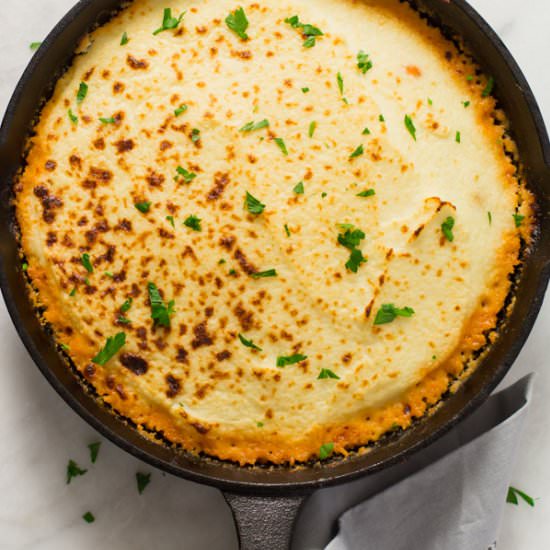 Mashed Cauliflower Shepherd’s Pie