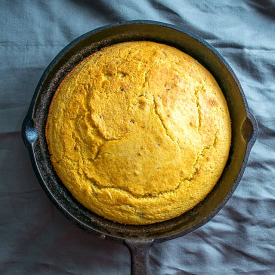 Sweet Chipotle Skillet Cornbread