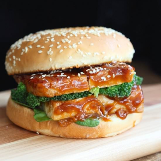 General Tso’s Tofu Sandwich